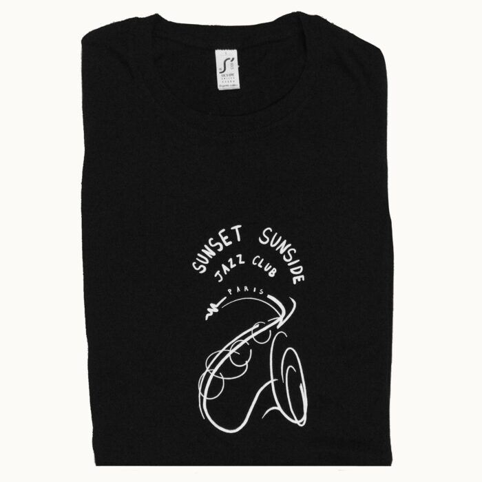 T-shirt noir - Sunset Sunside